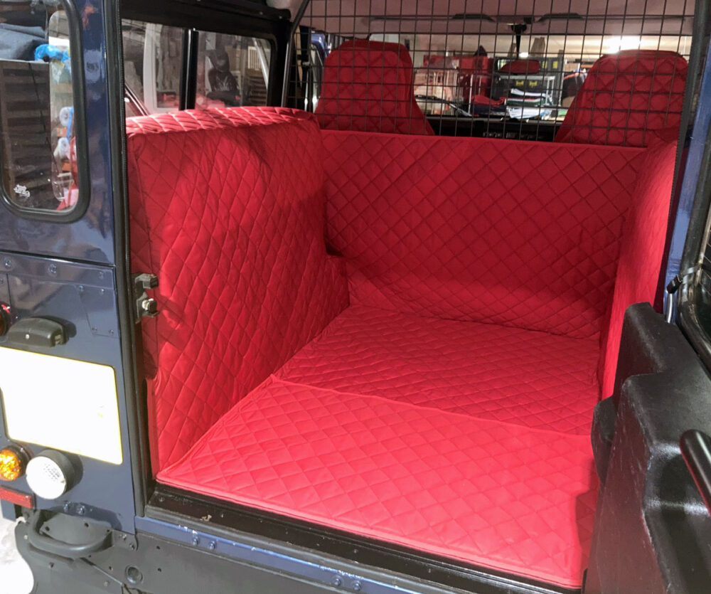 Land Rover Defender 90 with Rear Seats 1990-2007 - Fully Tailored Boot Liner