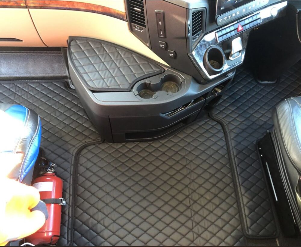 Mercedes Actros 5 RHD - Fully Tailored Faux Leather Truck Mats